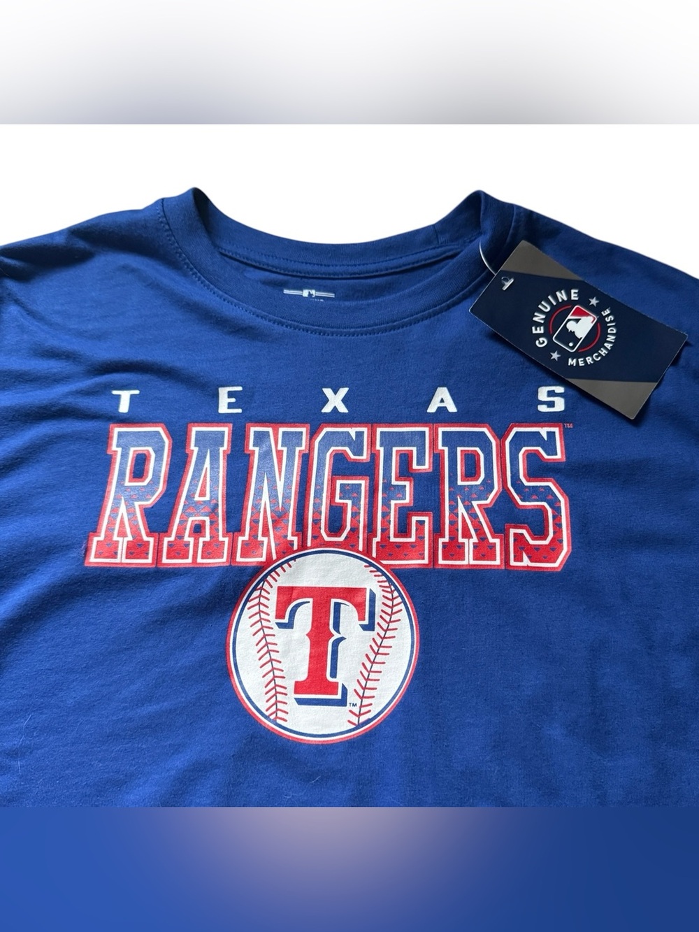 MLB Texas Rangers Baseball Short-Sleeve Tee w/Official Branding- Uni-Sex- NWT